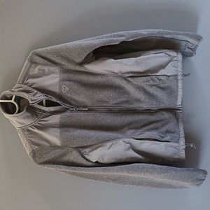 Gray Fleece Zipup Live Love Dream by Aeropostale